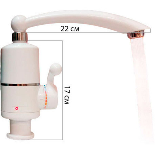 Проточный Водонагреватель Delimano без экрана, Мини бойлер R 18/ 0025 (24) Одесса - изображение 3
