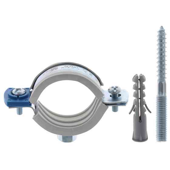Хомут трубний оцинкований Koer KCB.10.G 1-1 / 4 "(38-43) сірий (KR2787) Київ