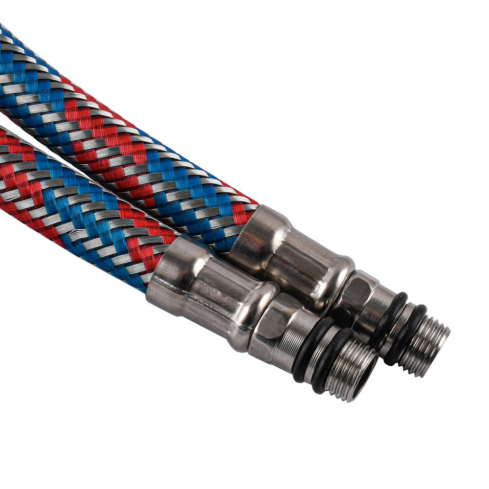 Шланги для змішувача Globus Lux М10х1/2″ 0,5м. АНТИКОРОЗІЯ ( ПАРА) (000030475) Київ - фото 2