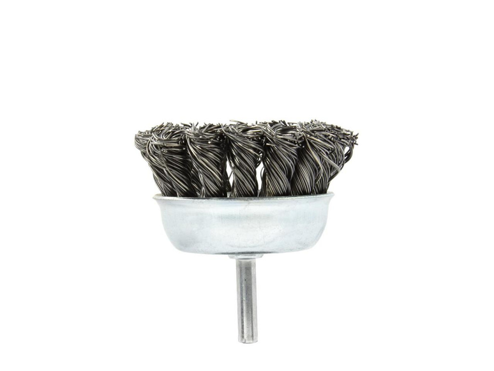 Дриля Щітка дротяна "GEKO" торцева зі стальних скручених дротиків 65мм Киев - изображение 2