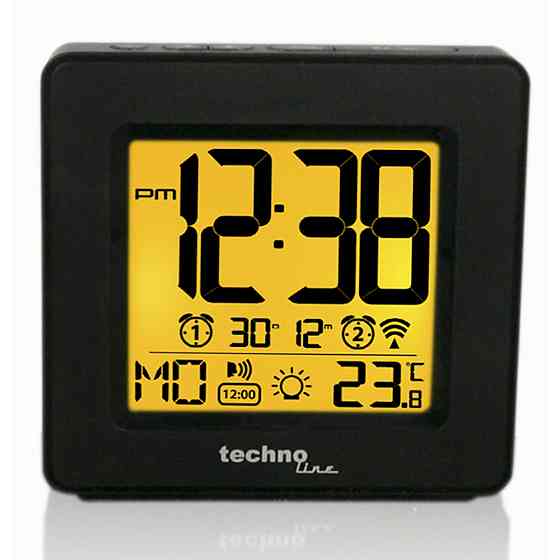 Часы настольные Technoline WT330 Black (WT330) Винница