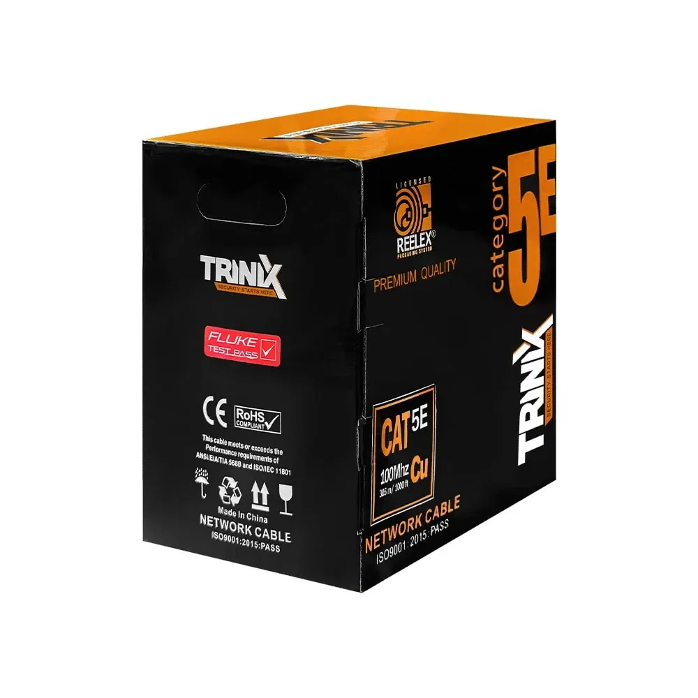 Кабель вита пара UTP CAT6 CU 0.56mm LSZH Indoor Trinix 305m (33-00173) Київ - фото 8