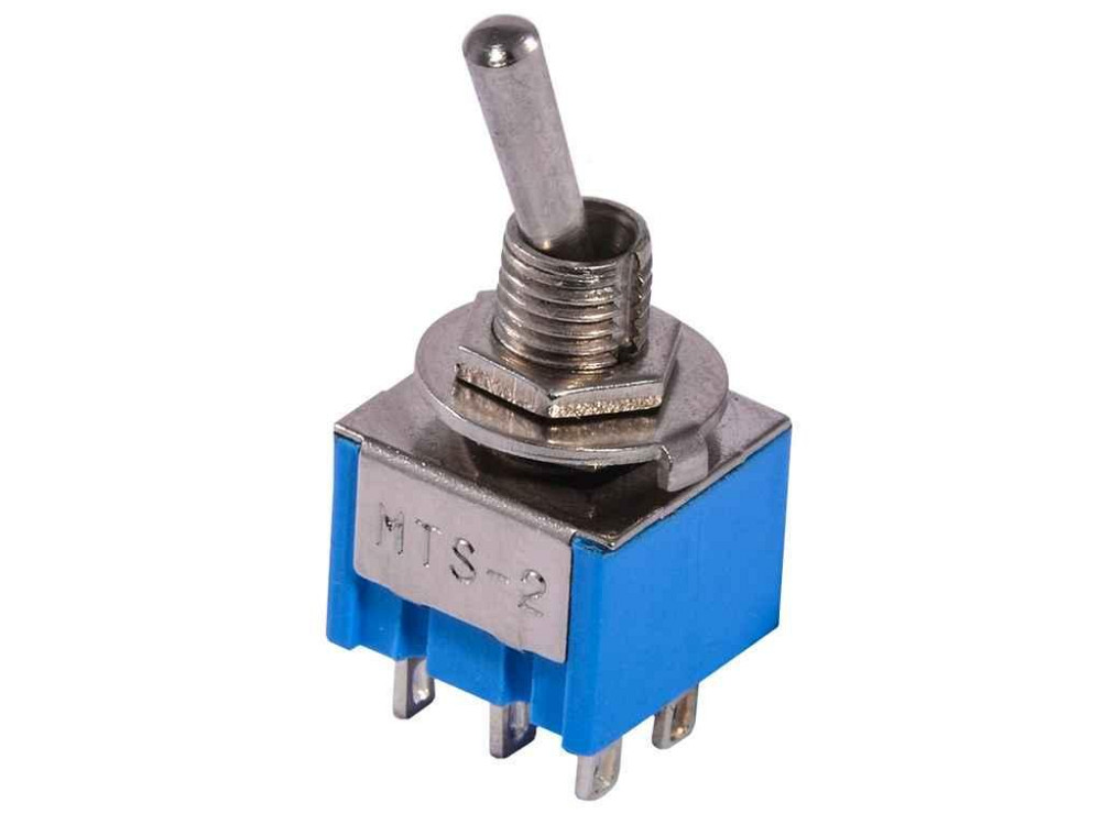 Тумблер MTS-212 (ON)-ON 2Пол. *6Конт. ТМ АСКО Киев - изображение 1