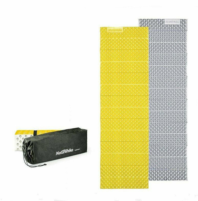 Килимок складний IXPE NaturehikeThickened NH20FCD07, алюмінієва плівка, 25 мм, жовтий Киев - изображение 2