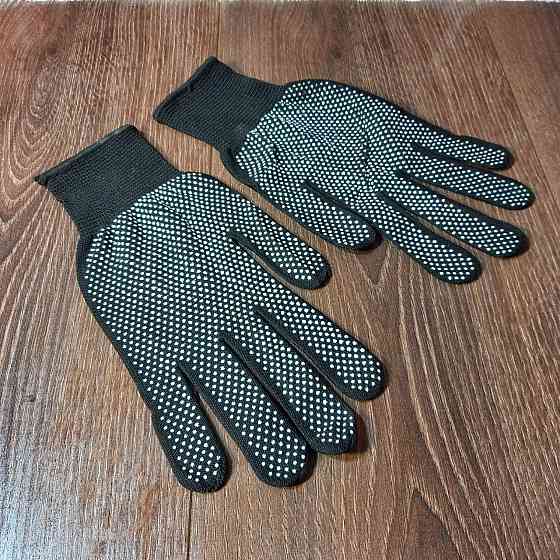 Робочі рукавички нейлонові з мікроточкою — тонкі господарські перчатки для саду, городу та дачних робіт Харків