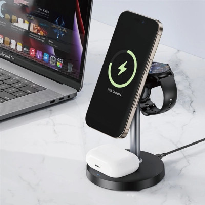 Зарядний пристрій XO Wireless 15W black (CX038.black) Вінниця - фото 4