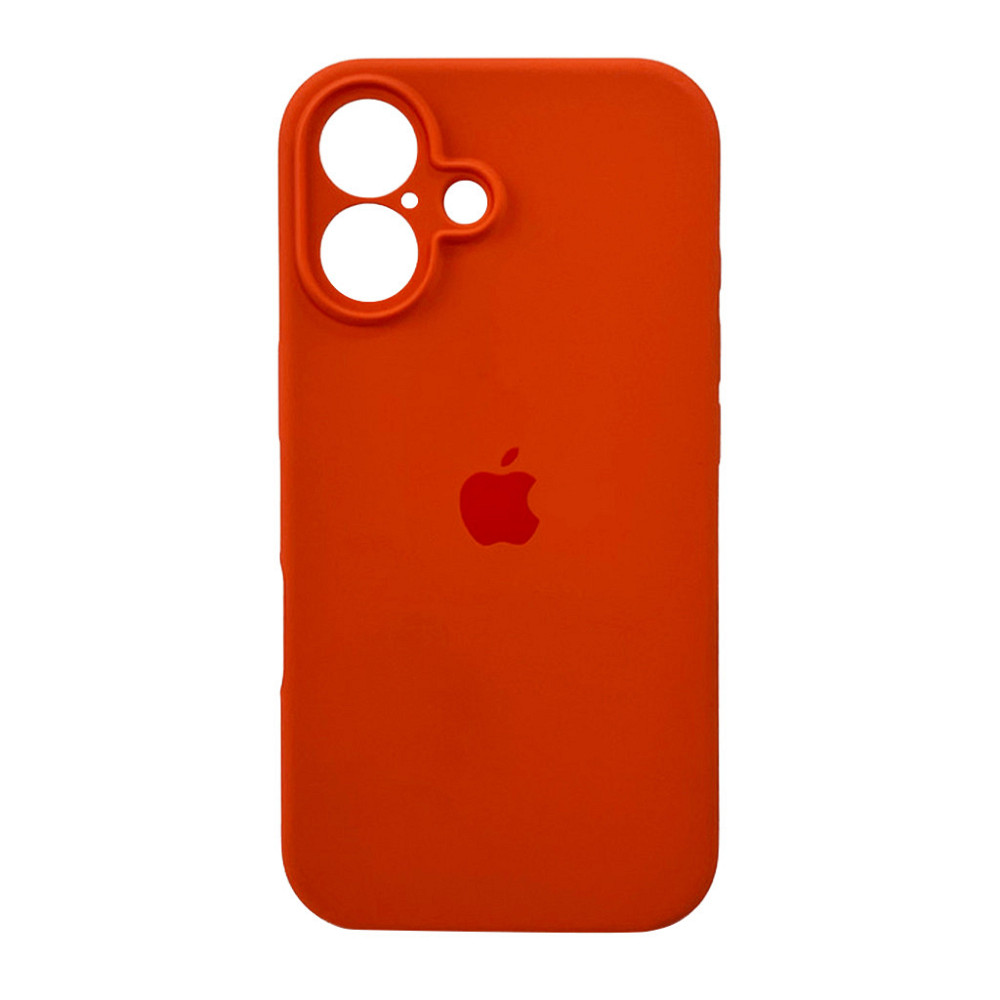 Чохол для смартфона Silicone Full Case AA Camera Protect for Apple iPhone 16 52,Orange Київ - фото 1