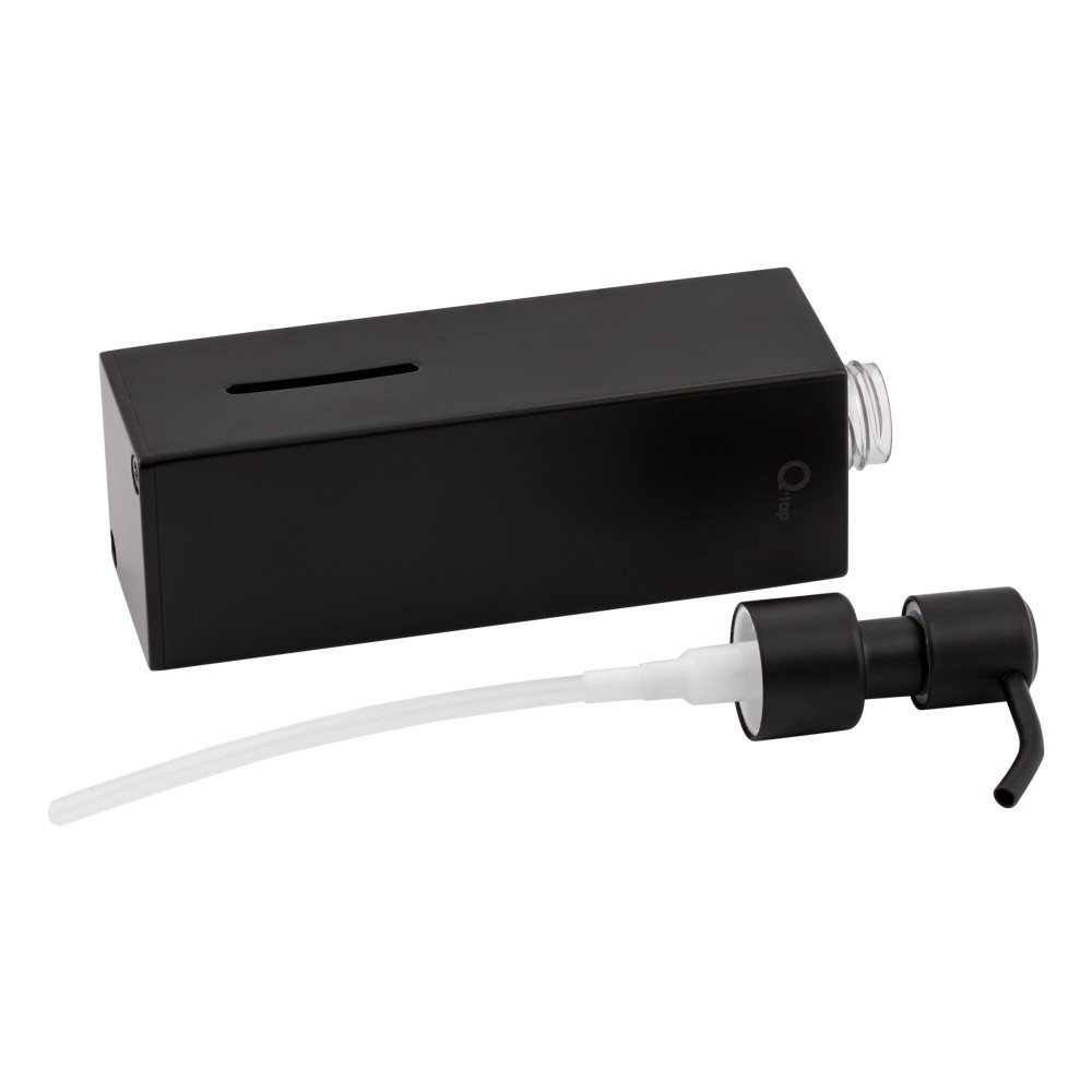 Дозатор для рідкого мила Qtap Liberty QTLIBBLM11522 Black Київ - фото 4