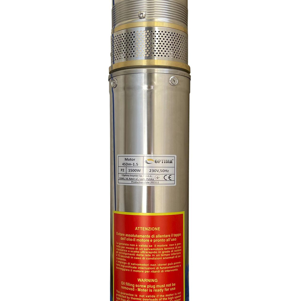 Насос скважинный с повышенной уст-тью к песку OPTIMA 4SDm3/20 1,5 кВт 145м, пульт + 75м кабель NEW (000023191) Киев - изображение 3