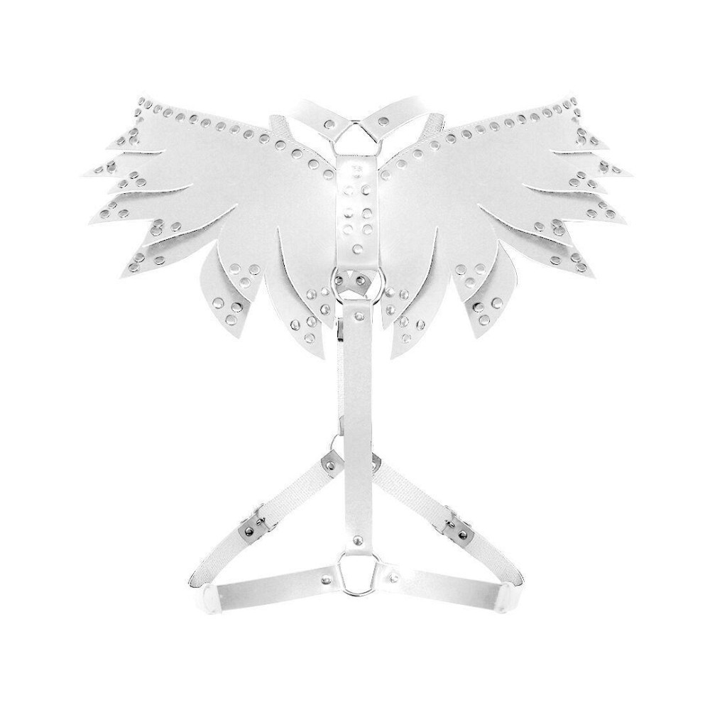Жіноча портупея Art of Sex - Wings біла XS-M, екошкіра Sex Aura Київ - фото 3