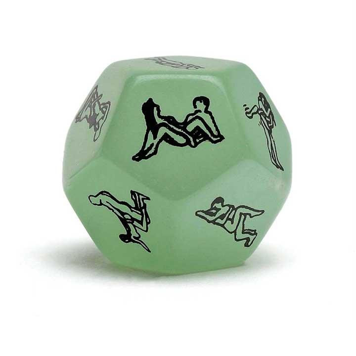 Романтическая игра неоновый двенадцатигранный кубик 