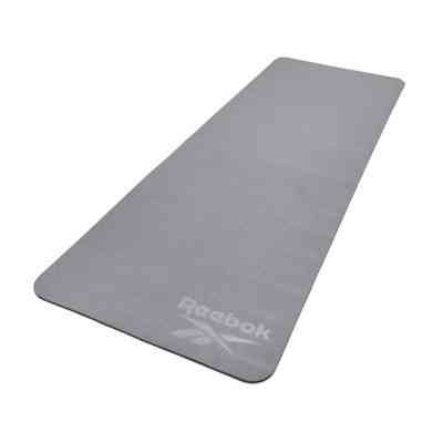 Коврик для йоги Reebok Double Sided Yoga Mat чорний, сірий RAYG-11042BKGR (885652020817) Винница