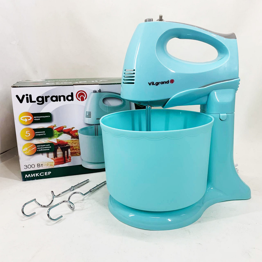Миксер для кухонной работы ViLgrand VHM3017B 300 Вт, Миксер для смешивания соусов FT-36 Львов - изображение 7