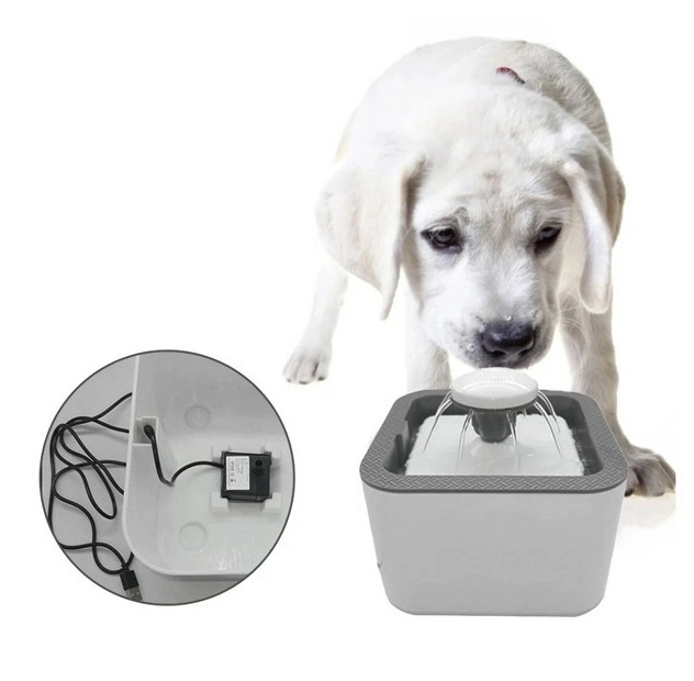 Автоматична напувалка - фонтан для тварин Pet Water FOUNTAIN 2,5 л, живлення від USB, три способи подачі води Одеса - фото 8