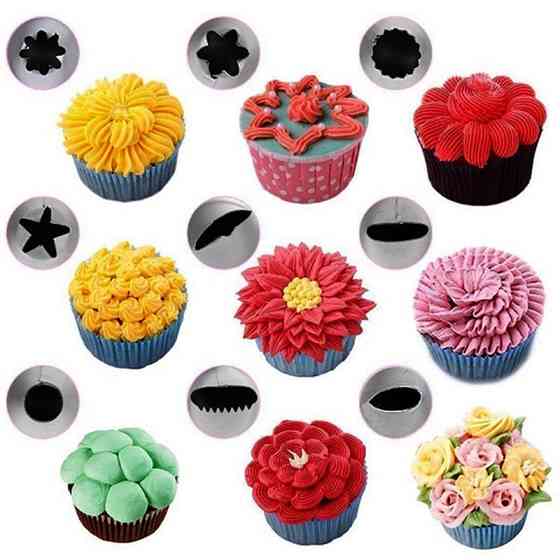 Набір кондитерських насадок 48 шт. для крему і тортів Київ