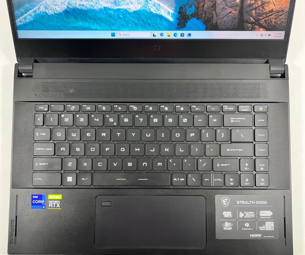 MSI Stealth GS66 12UH i9-12900H 64GB 1TB SSD RTX 3080TI 16gb Гарантія. Харків - фото 3