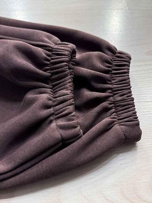 Штани жіночі A-N 27068 спортивні джогери з нашивкою на поясі коричневі, коричневий, S Київ - фото 14