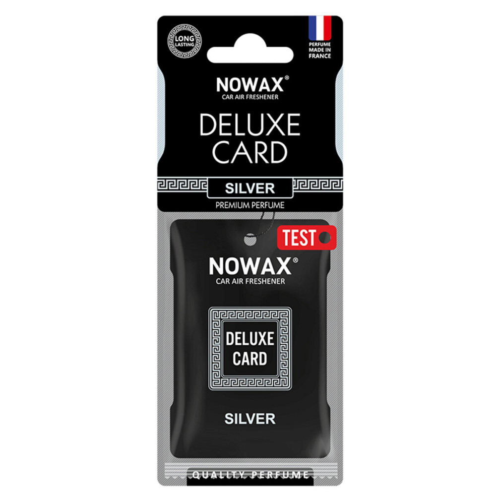 Ароматизатор Nowax Delux Card Silver, 6g сухий Київ - фото 1