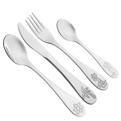 Набір дитячих столових приборів 4 предмети нержавіюча сталь 5335 KAMILLE Житомир