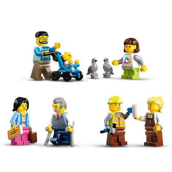 Конструктор LEGO City Центральний залізничний вокзал 752 деталі (60469) Харків