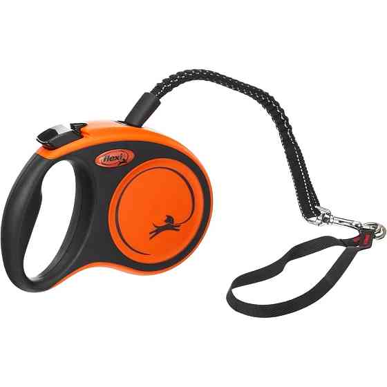 Поводок-рулетка Flexi для собак Xtreme оранжевая лента размер S 5 м/20 кг Киев