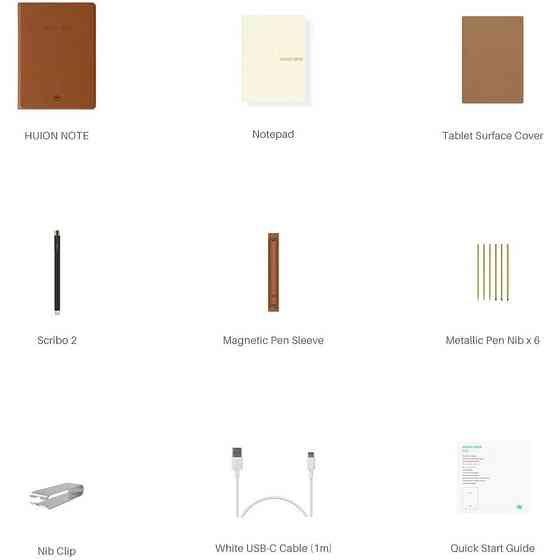 Блокнот Huion Note X10 Brown ( Коричневий ) Харків
