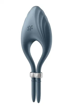 Ерекційне віброкільце-ласо Satisfyer Duelist Dark Blue, 10 режимів, потужний мотор Львів