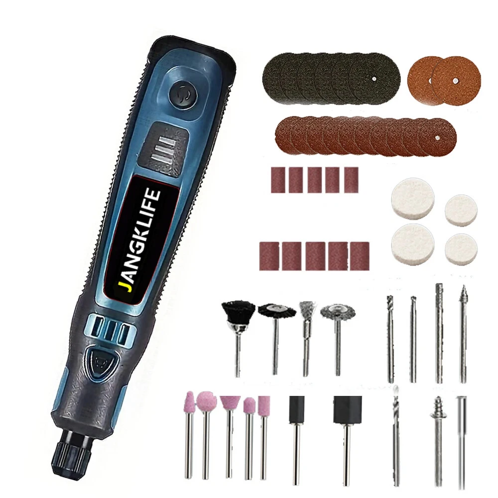 Гравировальная ручка аккумуляторная JangKlife TY-CM01 с набором насадок Киев - изображение 1