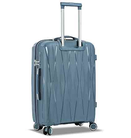 Чемодан полипропиленовый MADISSON 51103 большой 77 см серо-синий Киев