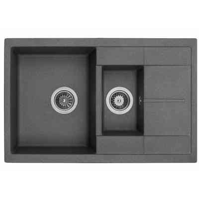Мийка кухонна GRANADO LEON grafito (gr1009) Вінниця