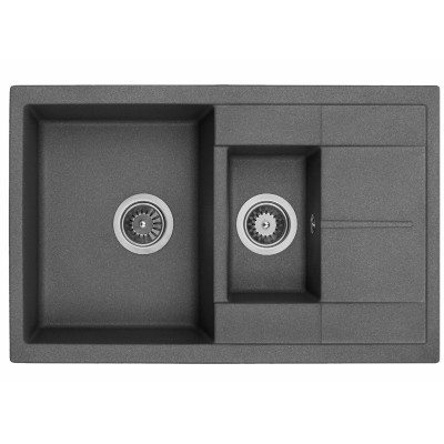 Мийка кухонна GRANADO LEON grafito (gr1009) Вінниця - фото 1