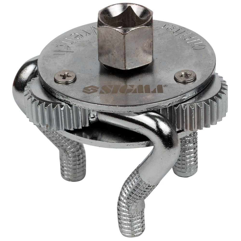 Sigma Съемник масляного фильтра "краб" Ø40-86мм с круглым изогнутым захватом и переходником 1/2 Коломия - фото 1