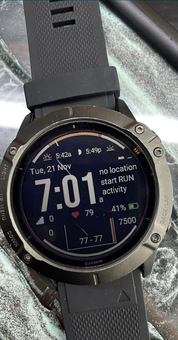 Смарт -Часы Fenix 6X - Pro Solar Titanium Киев - изображение 2