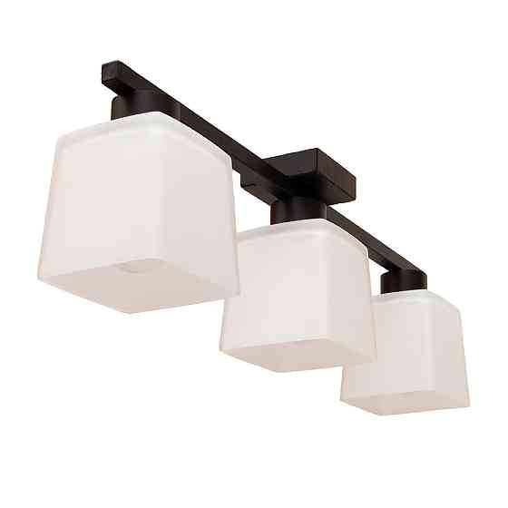 Люстра потолочная на три плафона MSK Electric Sakura под лампы Е27 черная NL 16510-3 BK Одесса