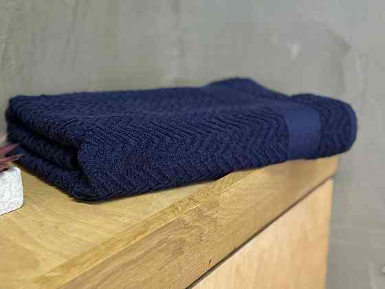 Ecotton Рушник Ecotton 70х130 см махровий темно-синього кольору Dark Blue Коломыя