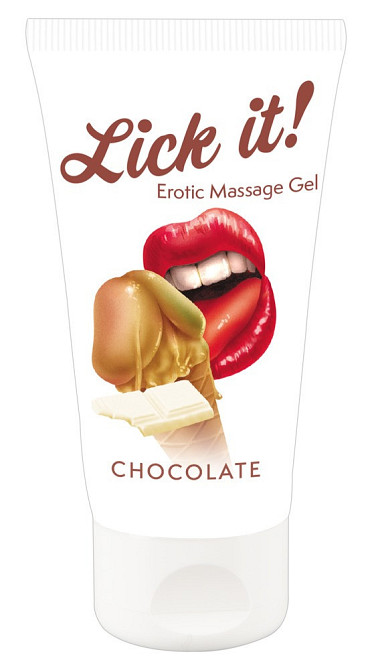 Оральне мастило Lick It! Chocolate 50 мл (веганська) Sex Aura Київ - фото 2