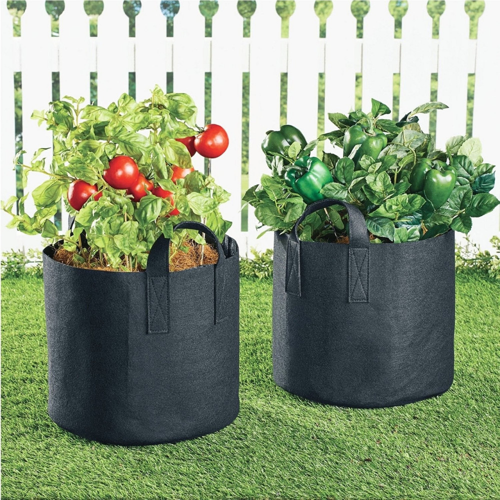 Вазон сумка для выращивания саженцев в саду,теплице горшок переносной для цветов,ягод,овощей, размер 30х35 см Каменец-Подольский - изображение 7