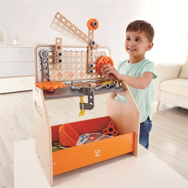 Конструктор Hape Junior Inventor Науковий верстак настільний 58 деталей (E3028) Харків - фото 9