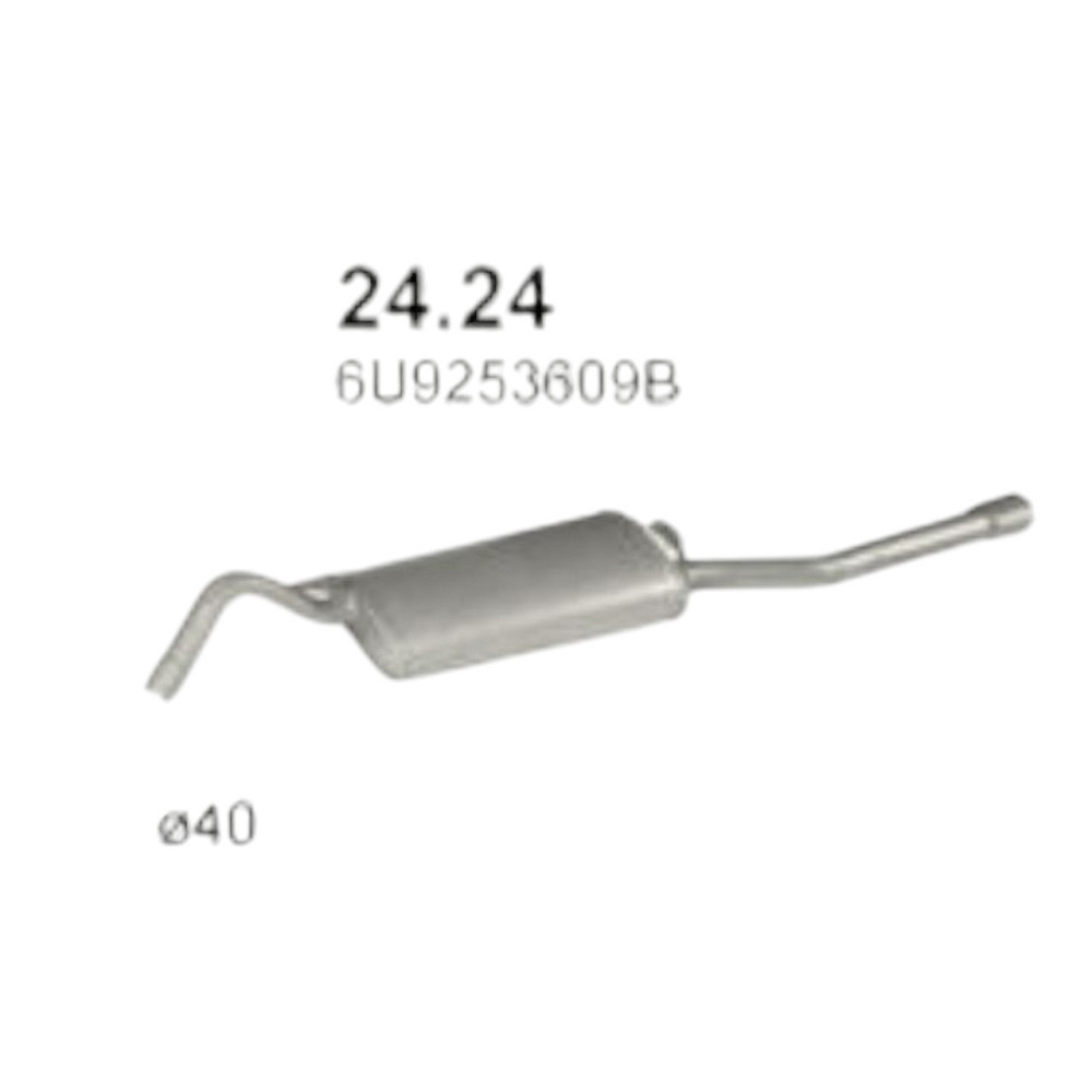 Глушник Felicia 1.6 Kombi Шкода Мукачево - фото 1