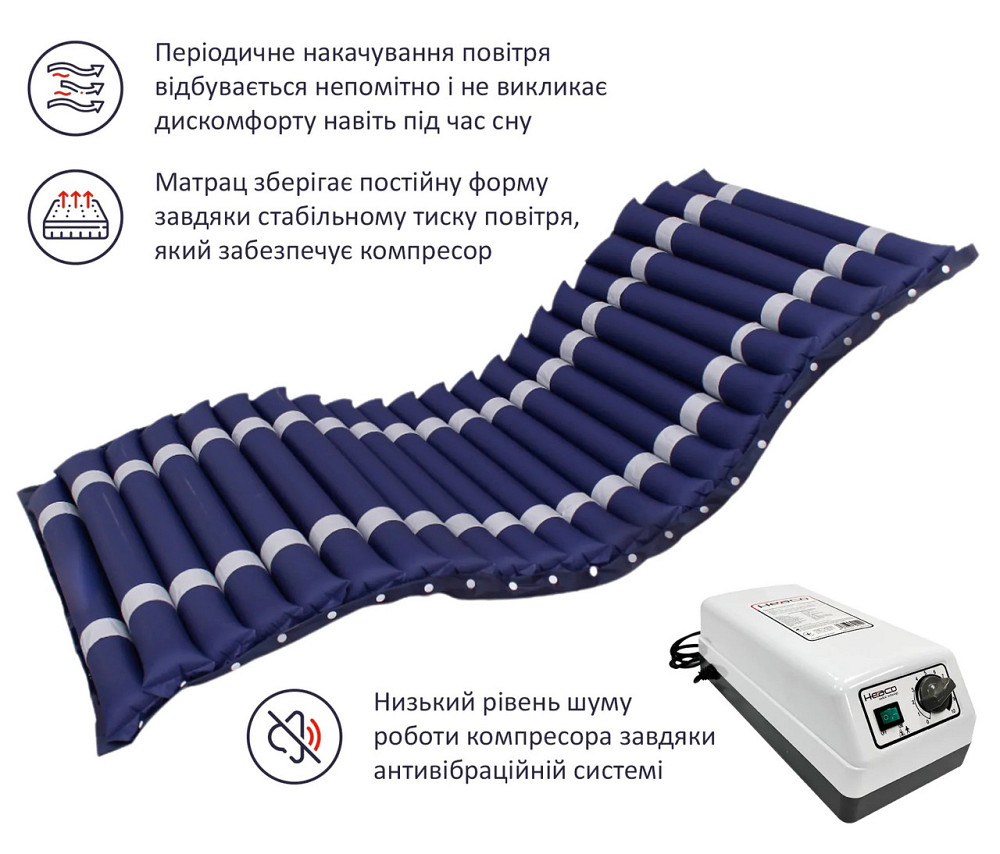 Противопролежневый матрас с компрессором M01 Днепр - изображение 4