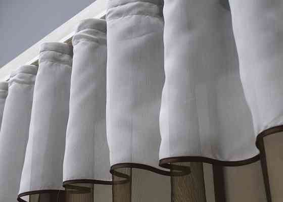 Кухонная гардина VR-Textil № 036к арка венге с белым 280х170 см (59-922) Киев