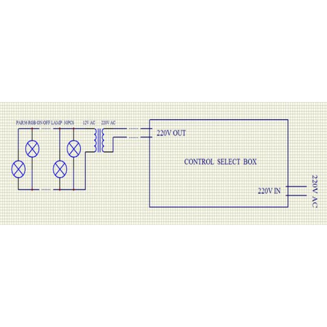 Пульт управления к прожектору для бассейнов Aquaviva к LED GAS PAR56 SWITCH BOX Киев - изображение 3