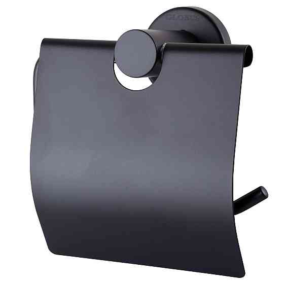 Тримач для туалетного паперу Globus Lux BS8410 чорний матовий SUS304 (21196) (000021196) Київ