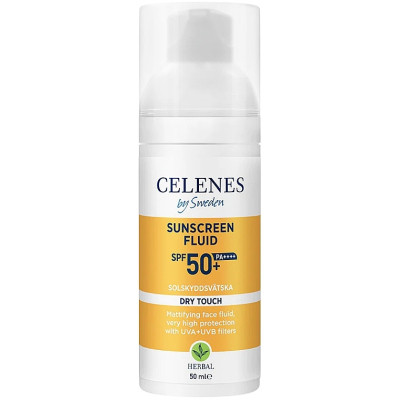 Средство от загара Celenes Sunscreen Dry Touch Fluid SPF50+ Солнцезащитный флюид 50 мл (7350104249137) Винница - изображение 1