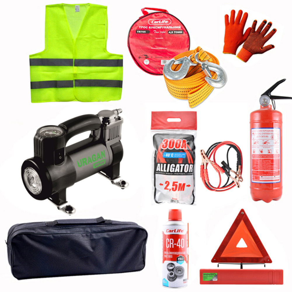 Набір з компресором з LED-сигнальним ліхтарем 90190 Київ - фото 1