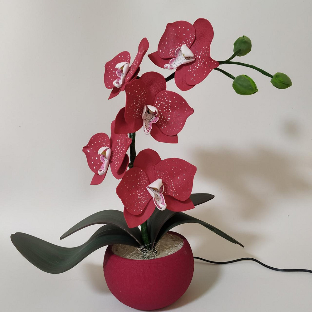 Світильник-нічник "Орхідея Бордова" Дніпро - фото 5