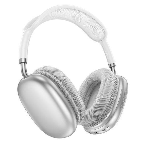 Бездротові накладні навушники BOROFONE BO22 Plus Elegant BT headphones Silver Київ