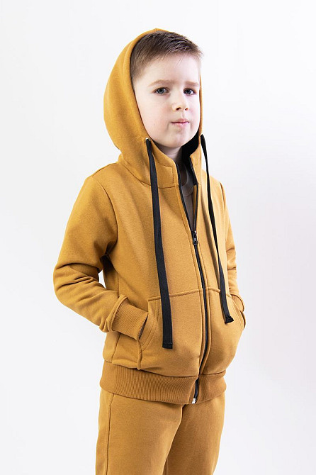 Толстовка дитяча, бордова, синя, темно-синя, гірчичний топ Крохатушка одяг Київ - фото 4