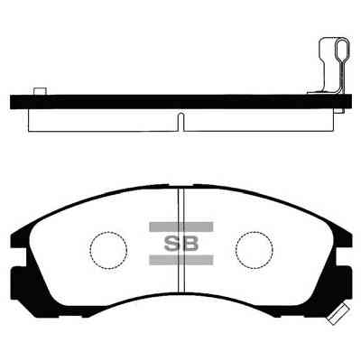 Гальмівні колодки HI-Q SP1068 Вінниця