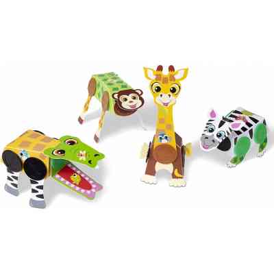 Набір для творчості Melissa&amp;Doug Веселі тварини Сафарі (MD30190) Вінниця